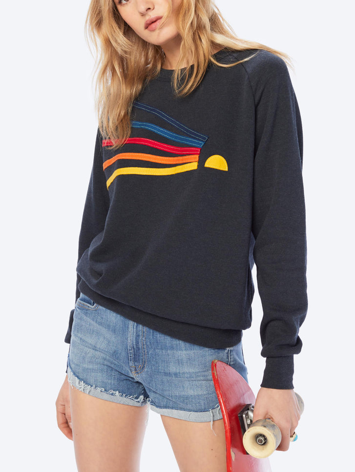 Aviator Nation Daydream Sweatshirt - Charcoal